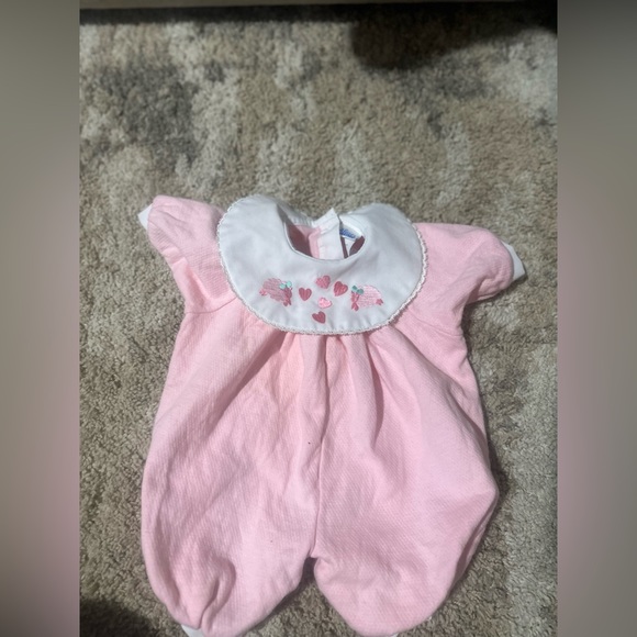 Vintage new born pink sheep onesie - Picture 6 of 6